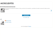 Tablet Screenshot of concursomicrocuento.blogspot.com