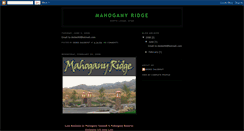 Desktop Screenshot of mahoganyridgesubdivision.blogspot.com