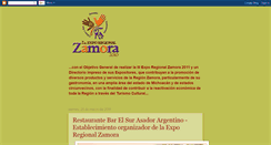 Desktop Screenshot of exporegionalzamora.blogspot.com