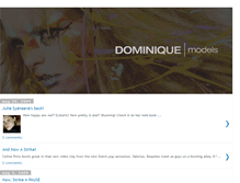 Tablet Screenshot of dominiquemodels.blogspot.com