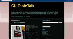 Desktop Screenshot of guamtabletalk.blogspot.com