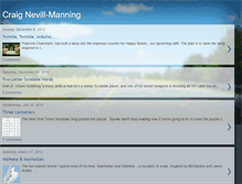 Tablet Screenshot of craignevillmanning.blogspot.com