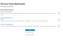 Tablet Screenshot of nirvana-chess-bookmarks.blogspot.com
