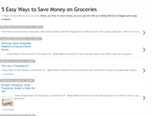 Tablet Screenshot of cheapgroceries.blogspot.com