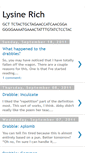 Mobile Screenshot of lysine-rich.blogspot.com