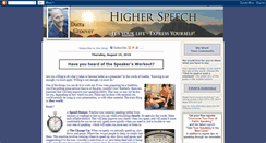 Desktop Screenshot of higherspeech.blogspot.com