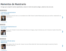 Tablet Screenshot of momentosdemuestrario.blogspot.com