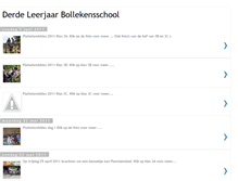 Tablet Screenshot of 3lj-bollekensschool.blogspot.com