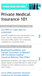 Mobile Screenshot of privatemedicalinsurance101.blogspot.com