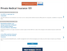 Tablet Screenshot of privatemedicalinsurance101.blogspot.com