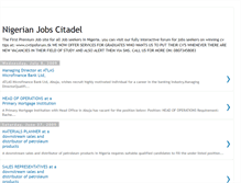 Tablet Screenshot of nigerianhottestjobs.blogspot.com