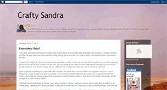 Desktop Screenshot of craftysandra.blogspot.com