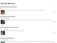 Tablet Screenshot of dolldelirium.blogspot.com