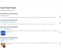 Tablet Screenshot of coolyuletunes.blogspot.com