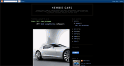 Desktop Screenshot of newbiecars.blogspot.com