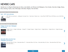 Tablet Screenshot of newbiecars.blogspot.com