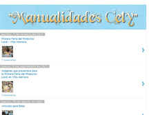 Tablet Screenshot of manualidadescely.blogspot.com