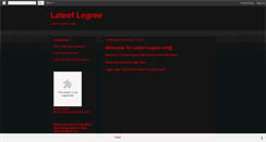 Desktop Screenshot of lateef-legree.blogspot.com