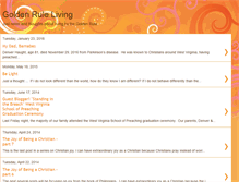 Tablet Screenshot of goldenruleliving.blogspot.com