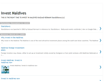 Tablet Screenshot of maldivesinvest.blogspot.com