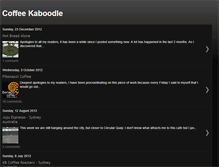 Tablet Screenshot of coffeekaboodle.blogspot.com