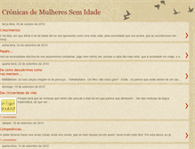 Tablet Screenshot of cronicasdemulheressemidade.blogspot.com