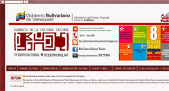 Desktop Screenshot of gabineteministerialdelaculturatachira.blogspot.com