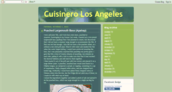 Desktop Screenshot of cuisinerolosangeles.blogspot.com