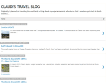 Tablet Screenshot of claudis-weltreise.blogspot.com