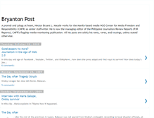 Tablet Screenshot of bryantonpost.blogspot.com