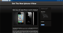 Desktop Screenshot of get-iphone4.blogspot.com