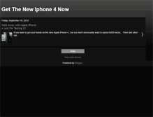 Tablet Screenshot of get-iphone4.blogspot.com