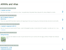 Tablet Screenshot of ahhhhsandahas.blogspot.com