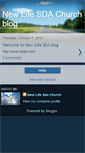 Mobile Screenshot of newlifesdachurchblog.blogspot.com