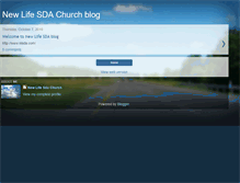 Tablet Screenshot of newlifesdachurchblog.blogspot.com