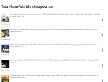 Tablet Screenshot of car-tata-nano.blogspot.com