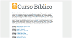 Desktop Screenshot of curso-biblico.blogspot.com