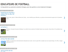 Tablet Screenshot of educateurfootanimation.blogspot.com
