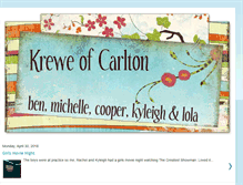 Tablet Screenshot of kreweofcarlton.blogspot.com