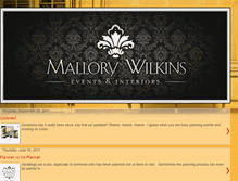 Tablet Screenshot of mallorywilkinseventsandinteriors.blogspot.com