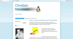 Desktop Screenshot of cmendozaflores.blogspot.com