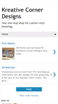 Mobile Screenshot of kreative-corner.blogspot.com