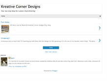 Tablet Screenshot of kreative-corner.blogspot.com