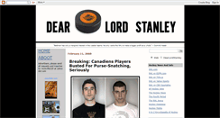 Desktop Screenshot of dearlordstanley.blogspot.com