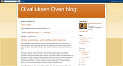 Desktop Screenshot of oivalluksenovi.blogspot.com