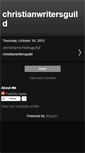Mobile Screenshot of christianwritersguild.blogspot.com