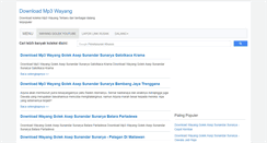 Desktop Screenshot of downloadwayang.blogspot.com
