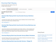 Tablet Screenshot of downloadwayang.blogspot.com