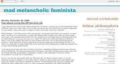 Desktop Screenshot of melancholicfeminista.blogspot.com