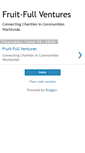 Mobile Screenshot of fruitfullventures.blogspot.com